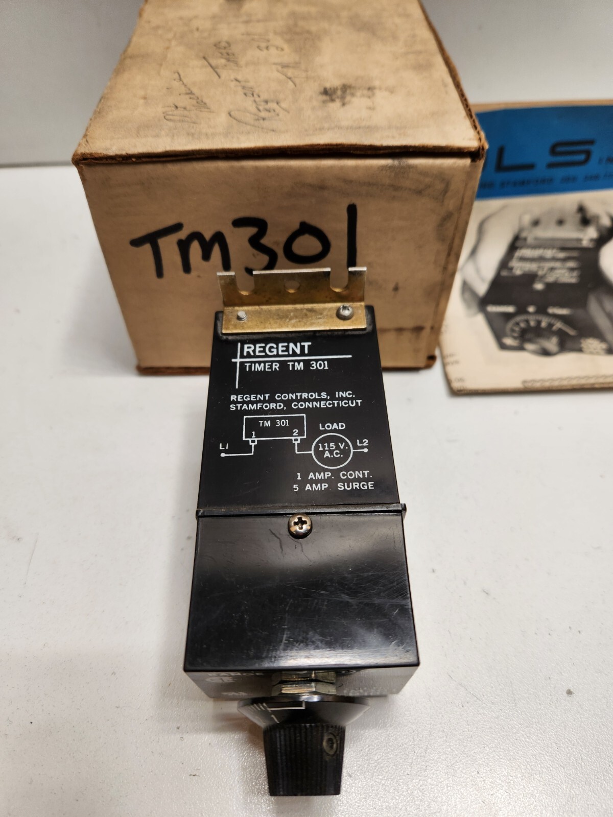 NEW OLD STOCK! REGENT 115V 0-10 SEC TIMER TM301-D10S