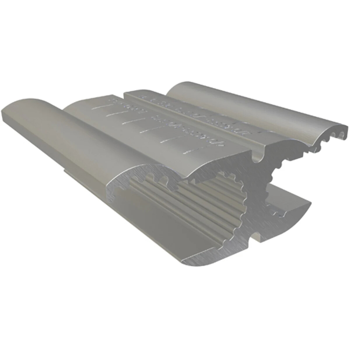 Ilsco HT-5 Alum Compression Tap Connector, Dual Rated, 4/0-3/0, Tap 2/0-1/0