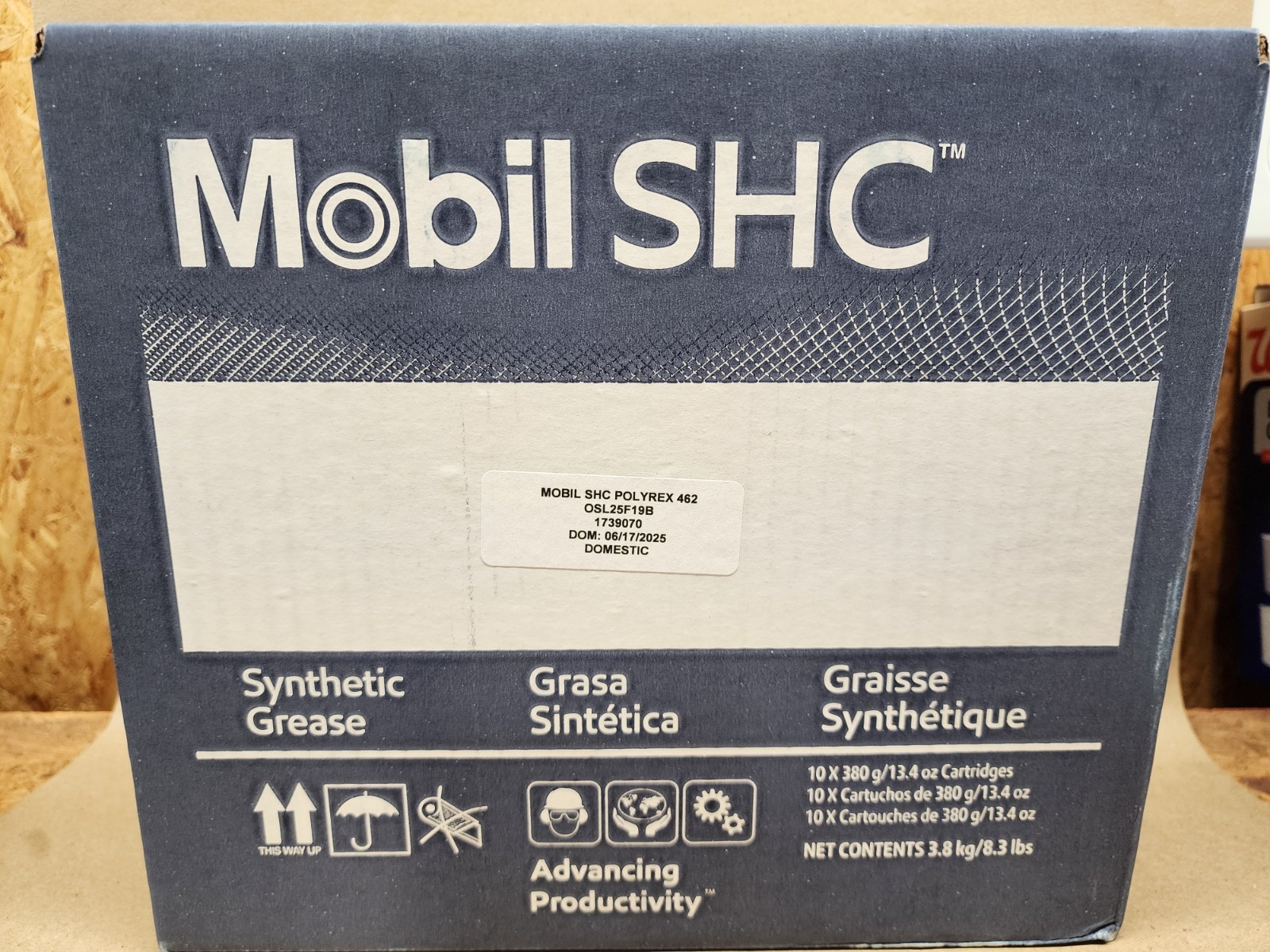 Mobil SHC Polyrex 462 Grease 13.4oz. | 10 Cartridges