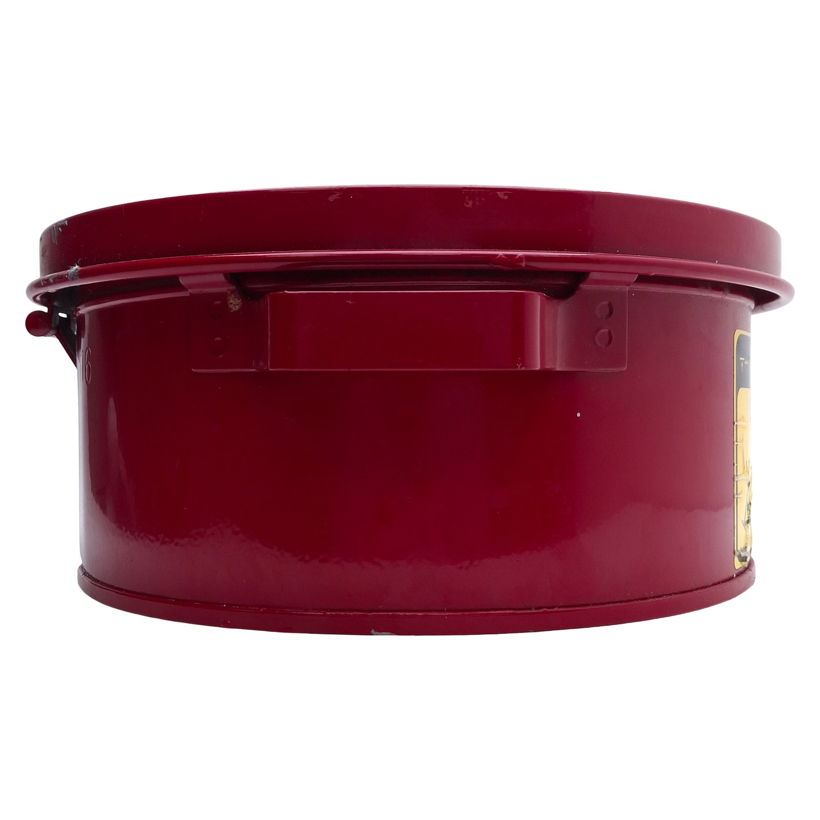 Justrite 10375 Bench Can 1gal Capacity, Steel, ø9.375″ x 4.5″ *No Dasher Plate*