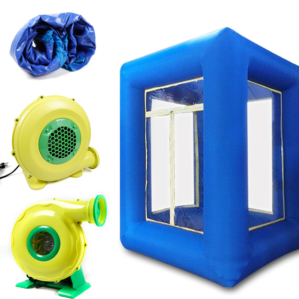 9ft/2.5m Inflatable Cash Cube Machine Money Machine Booth w/Blower for Promotion
