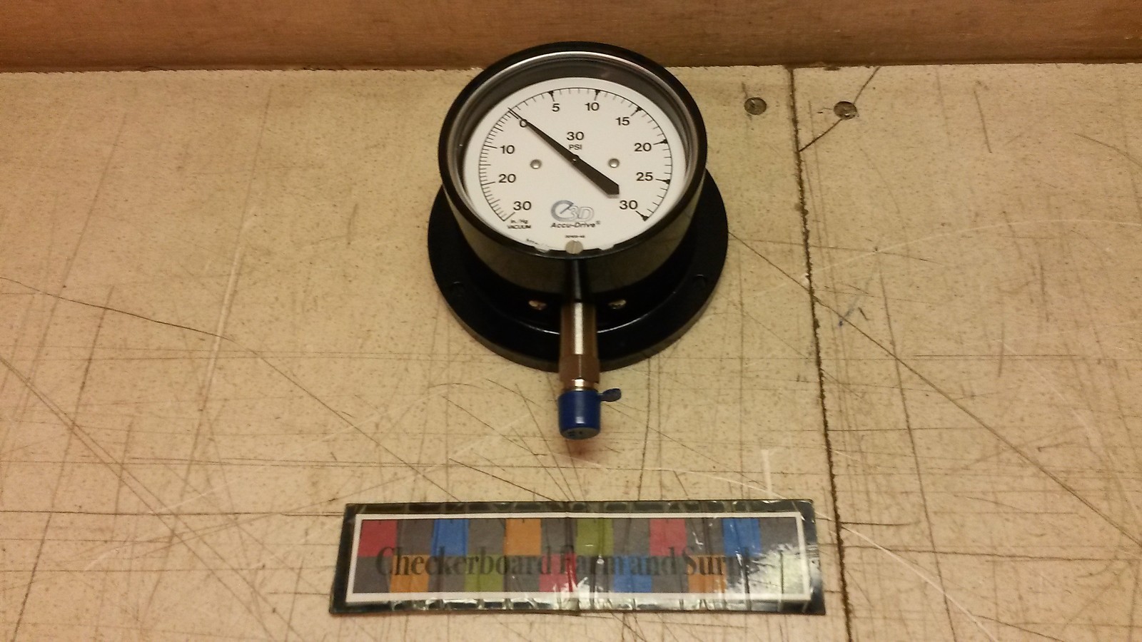 NOS 3D Instruments Compound Pressure-Vacuum Compound Dial Gage 25103-48B31MBS