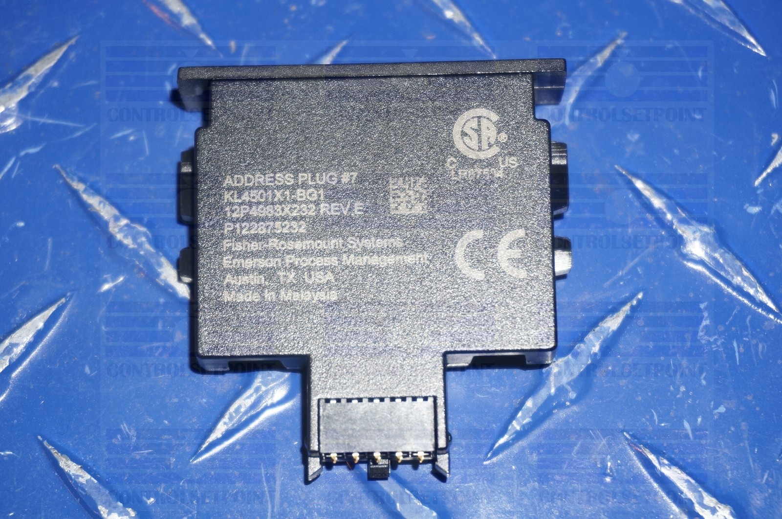 EMERSON DELTAV KL4501X1-BG1 ADDRESS PLUG #7 KL4501X1BG1 12P4983