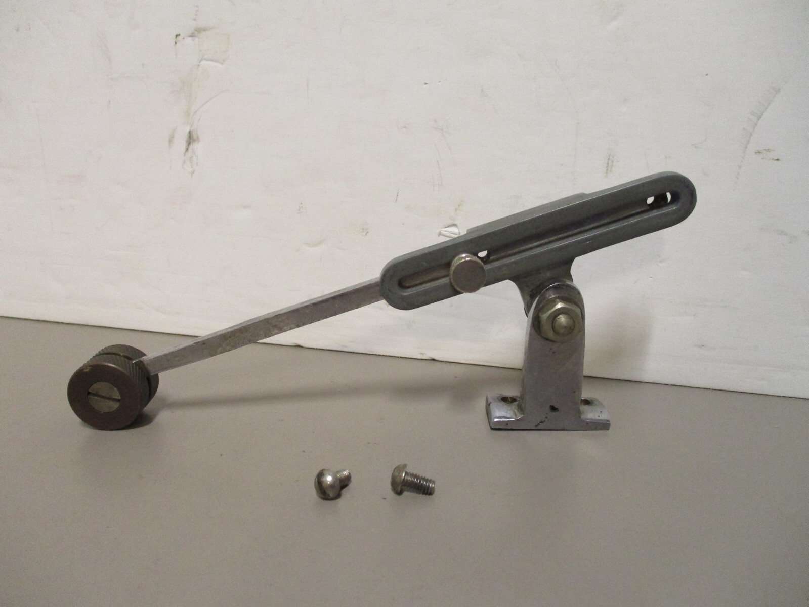 Depth Guide Arm and Mount for Vintage Wolf Model R Electric Fabric Cutter