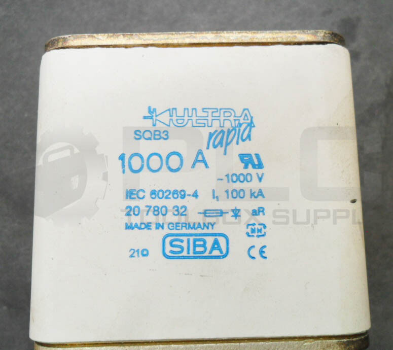 NEW SIBA SQB3 ULTRA RAPID FUSE 1000A 1000V