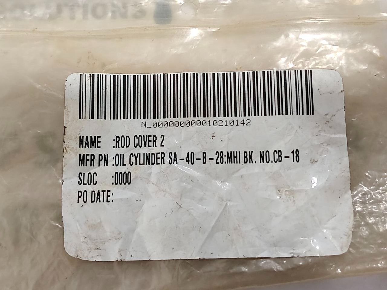 MHI ROD COVER 2 Oil Cylinder SA-40-B-28 CB-18 150Lb