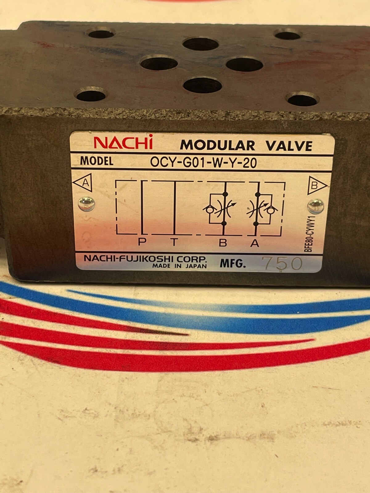 NACHI OCY-G01-W-Y-20 MODULAR VALVE