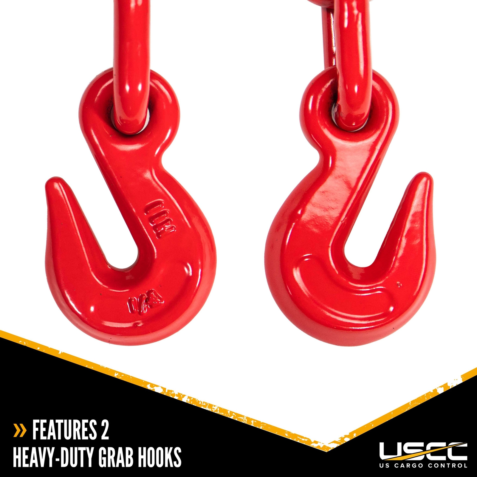 USCC 1/4″ Ratchet Chain Binder – 3,150 Lb WLL – 10PK