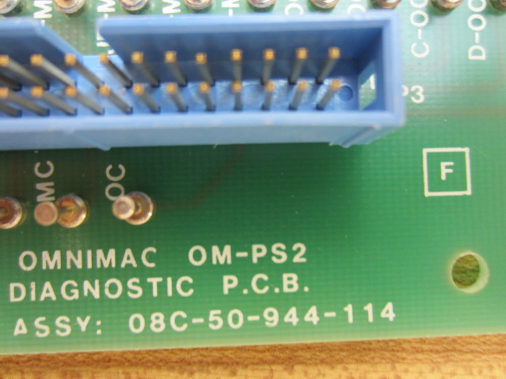 Omnimac 08C-50-944-114 OM-PS2 Diagnostic PCB 08C50944114