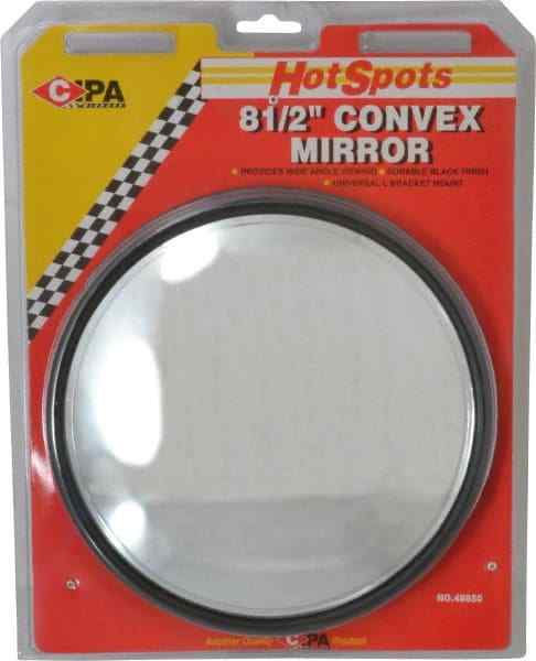 Value Collection Automotive Full Size Convex Round Mirror with L Bracket