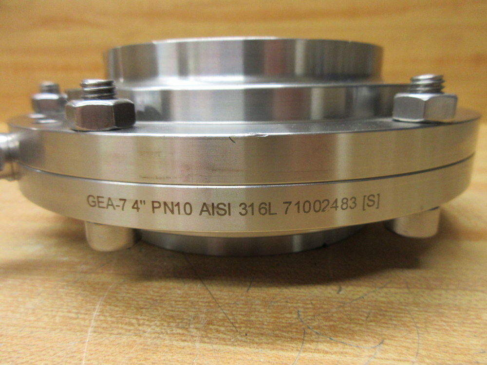 GEA GEA-7 4″ PN10 AISI 316L 71002483S Butterfly Valve GEA-7-4″