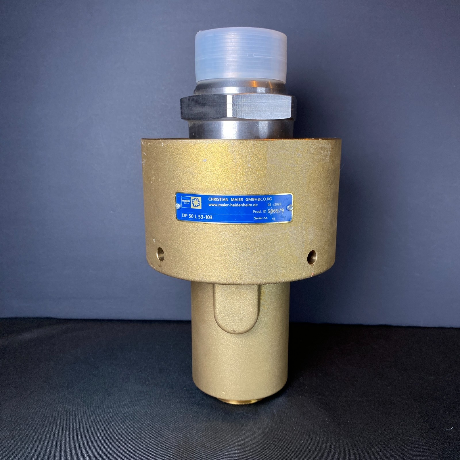 MG Christian Maier Group DP 50 L 53-103 586979 2″ NPT DN50 Rotary Joint NEW