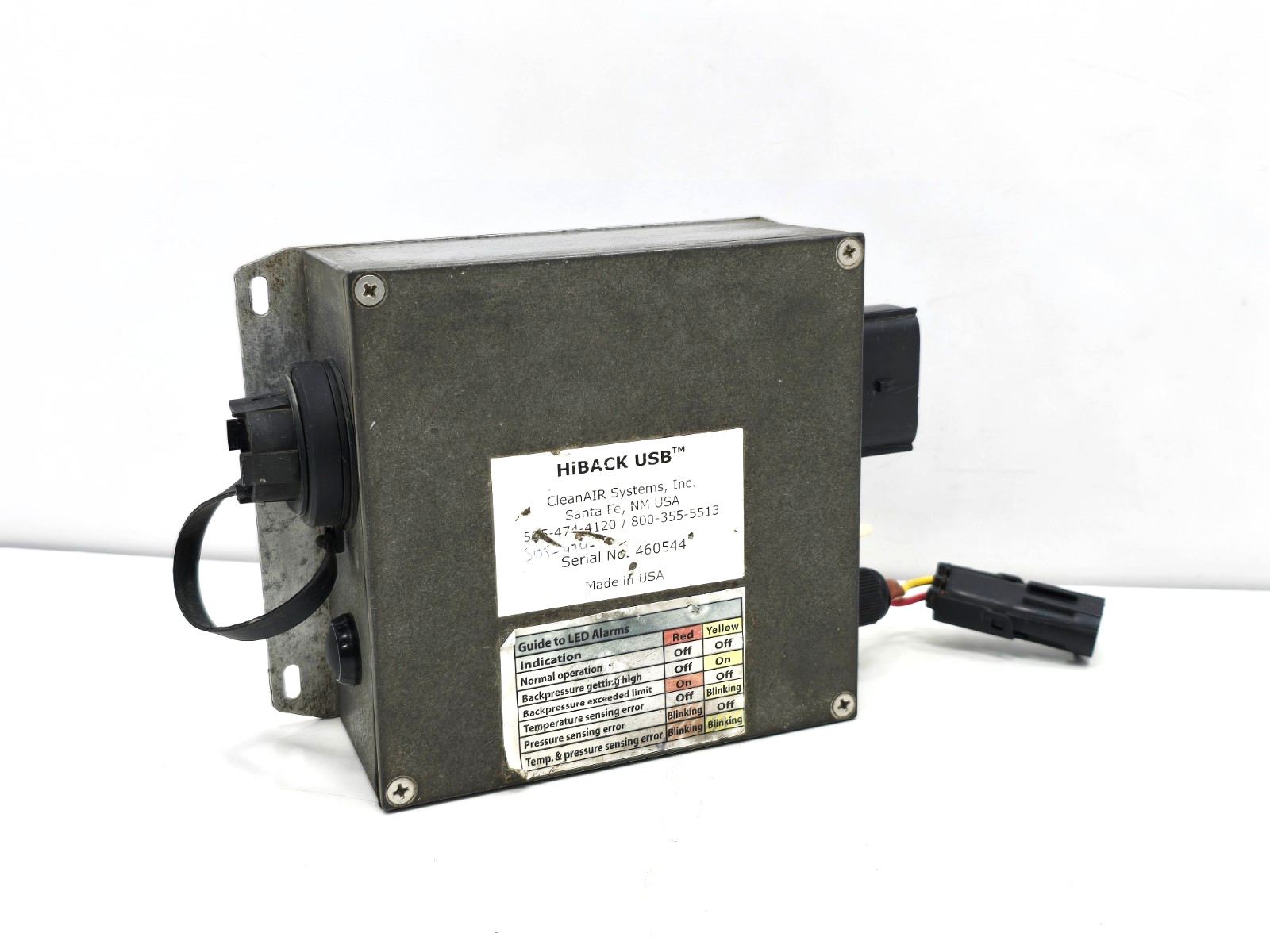 460544 HIBACK USB CLEANAIR SYSTEMS 505-474-4120