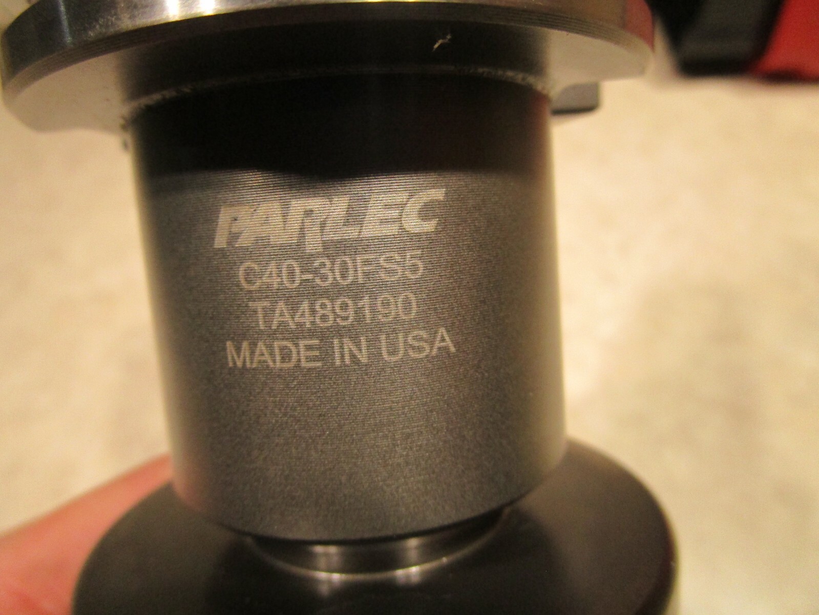 PARLEC C40-30FS5 CAT40 TAPER SHANK RIGID TAPPING ADAPTER, K0278