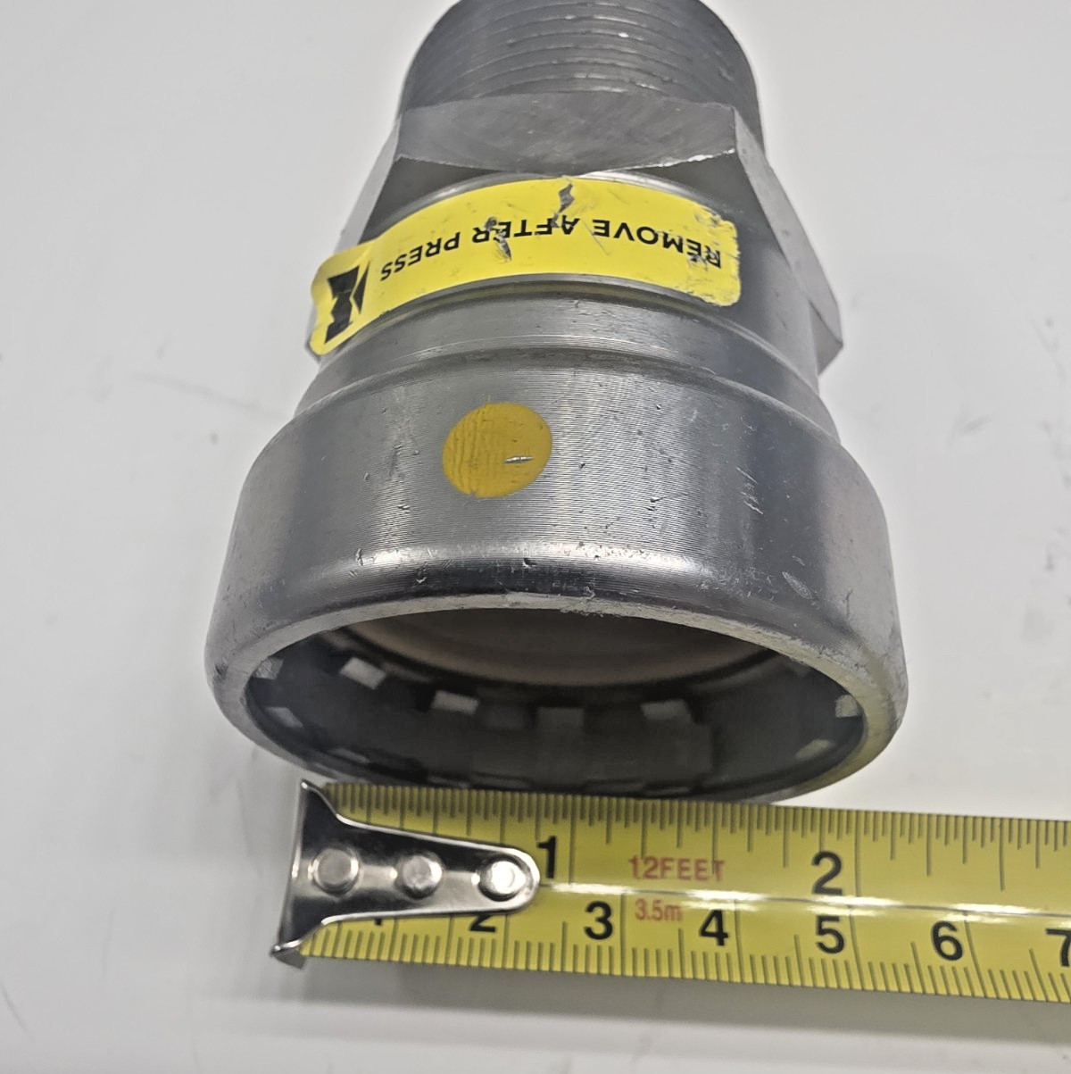 CP01179G, Mueller Carbon Steel Adapter Male P X MPT 1-1/2 X 1-1/2, NEW