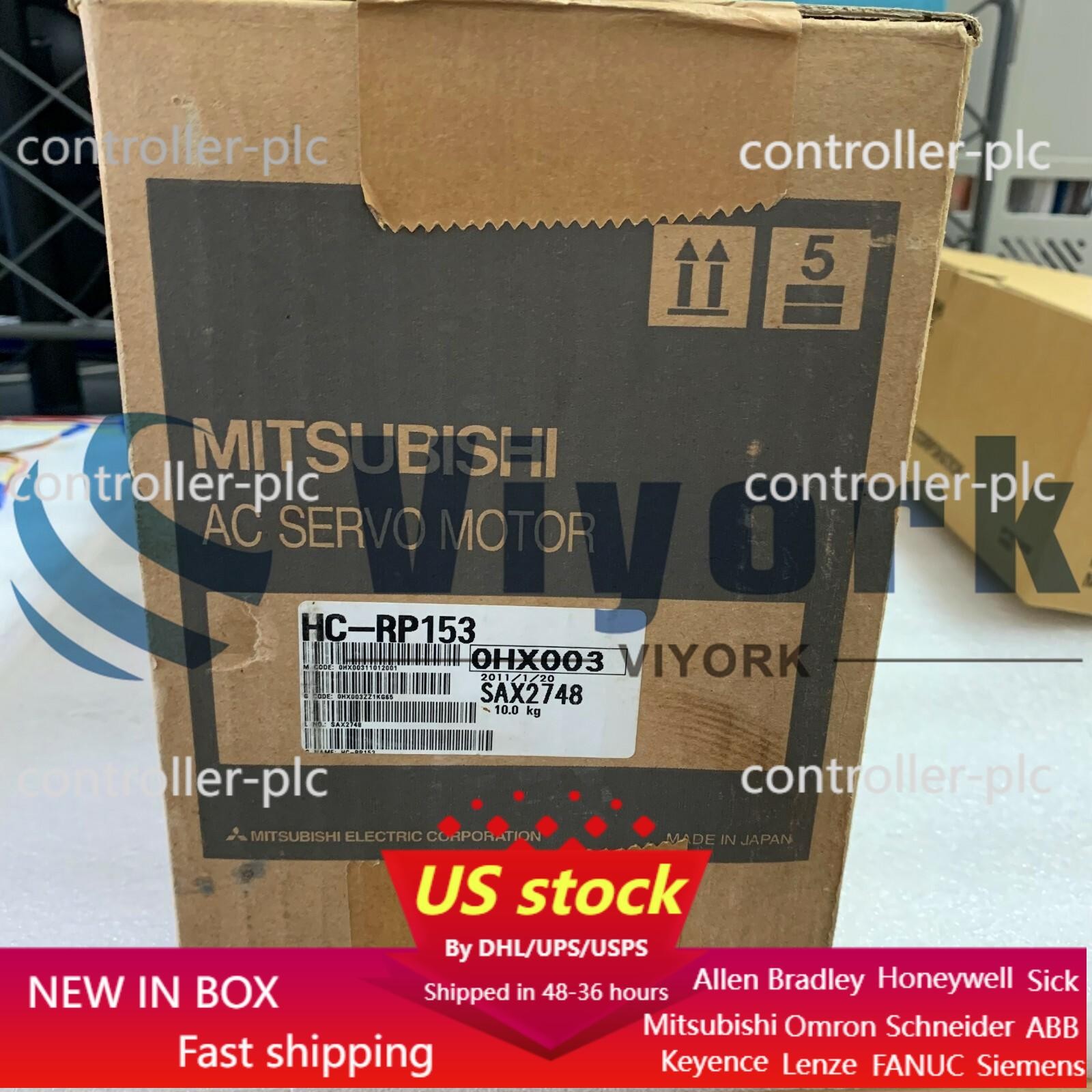 Mitsubishi HC-RP153 AC SERVO MOTOR SRVMTR 1.5KW 3000RPM NEW
