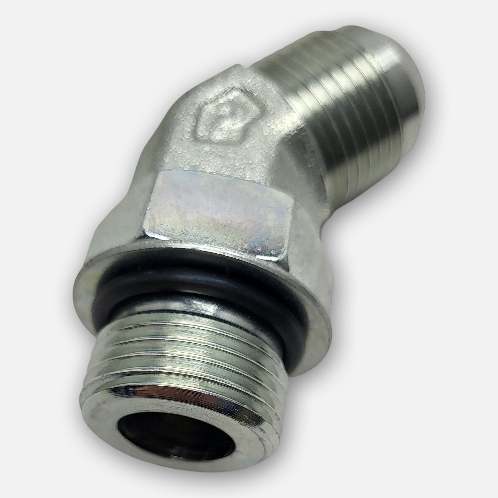 NEW LOT OF 2 PARKER SMA-12 1-1/16″ 46 DEGREE FITTING 1-1/16″ TO 1-1/16″