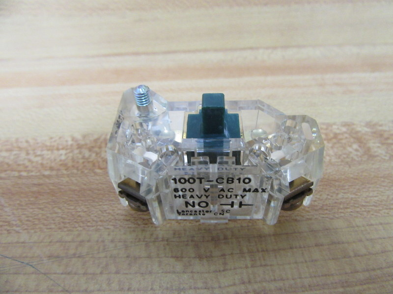 Joslyn Clark Sylvania 100T-CB10 Contact Block 100TCB10 (Pack of 3)