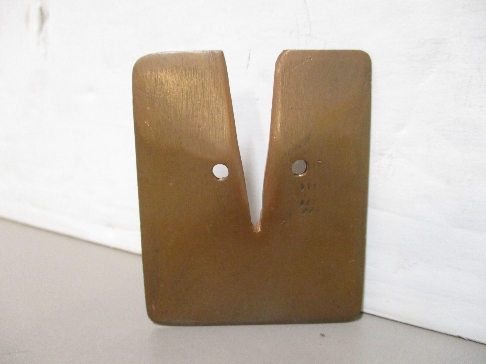 Brass Blade Guide Protector for Vintage Wolf Model R Electric Fabric Cutter