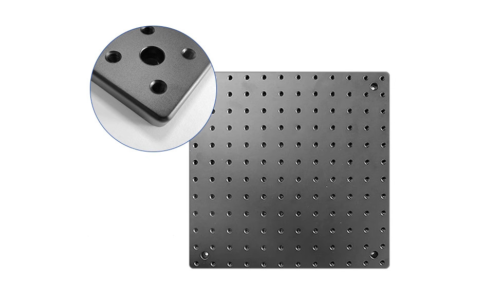 200*300*13mm Optical Flat Plate Experimental Breadboard Aluminum Alloy M6 Hole