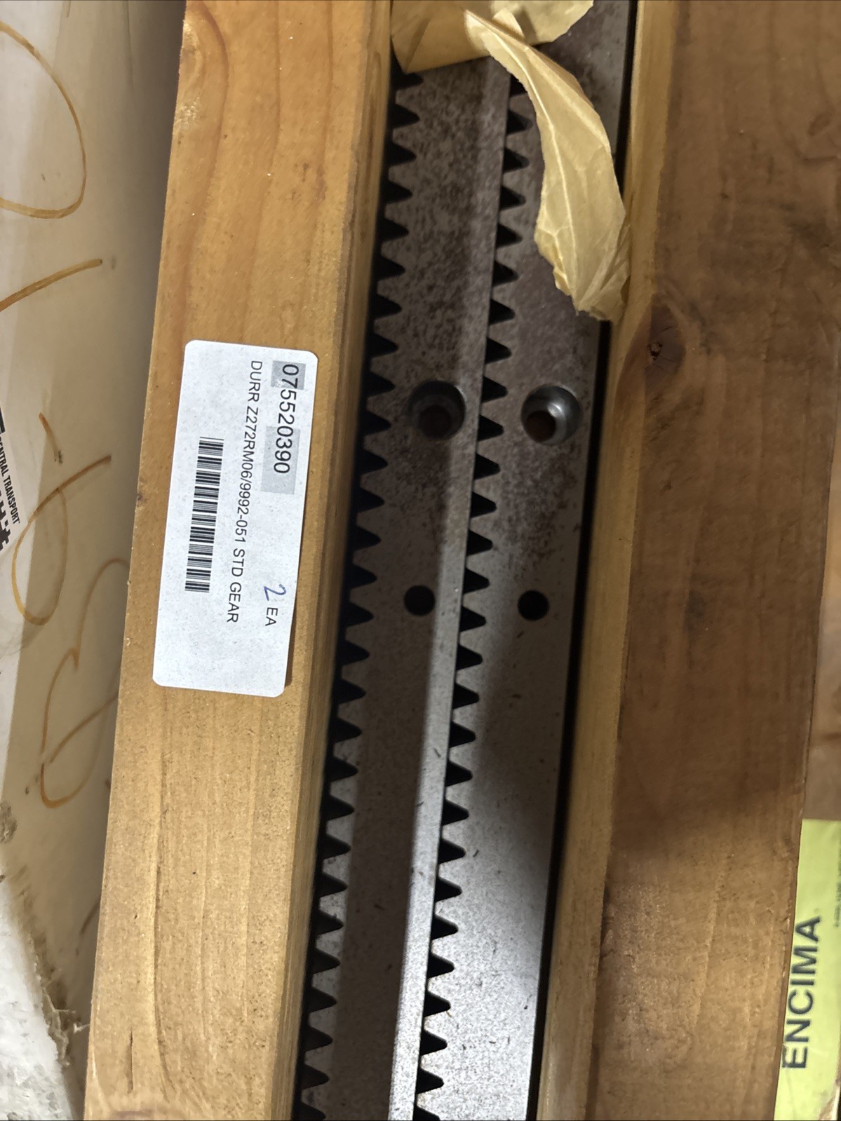 DURR Z272RM06/9992-051 STD GEAR