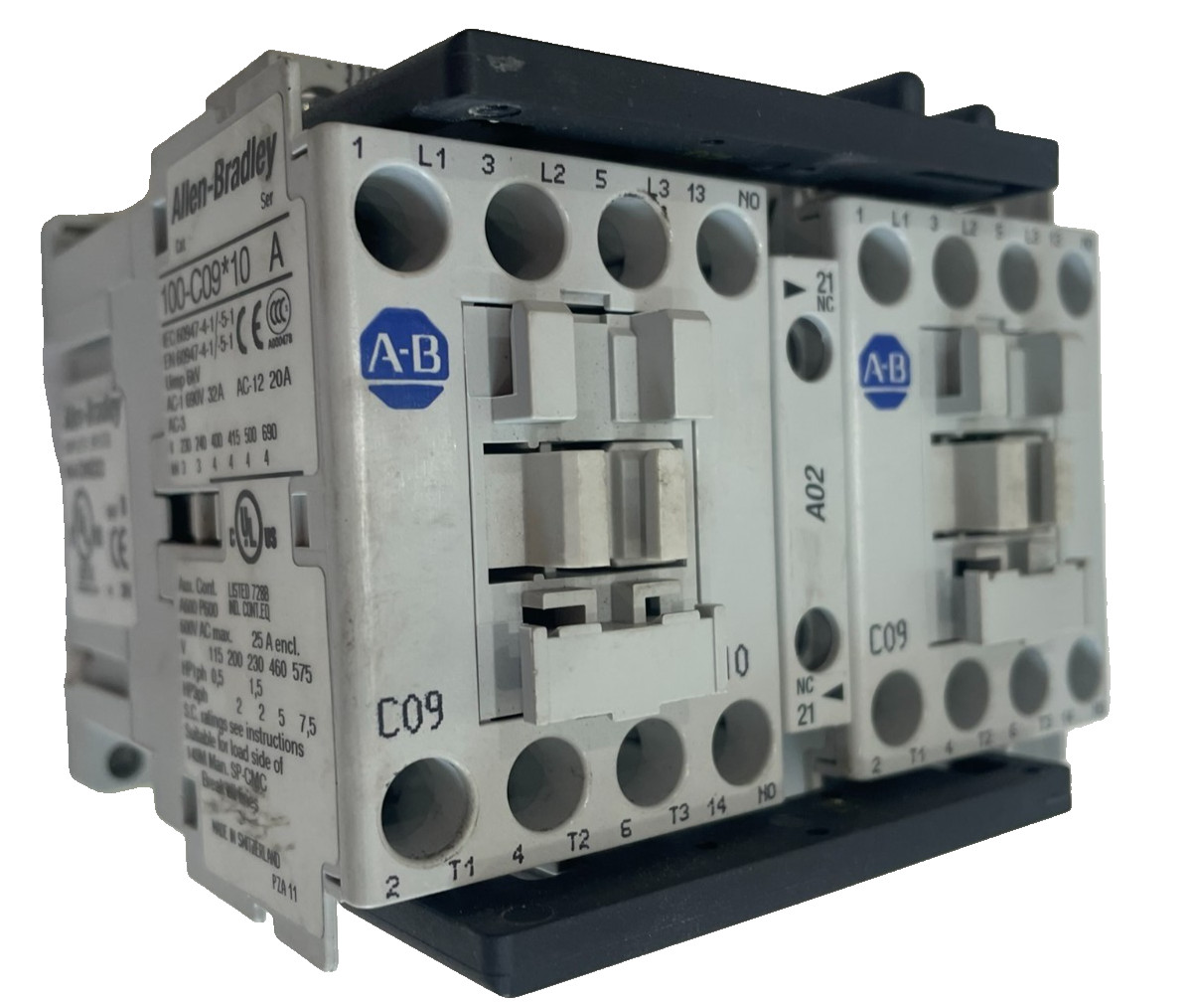 ALLEN BRADLEY 104-C09D22 REVERSING CONTACTOR SERIES A 100-C09I0 NEW, SURPLUS