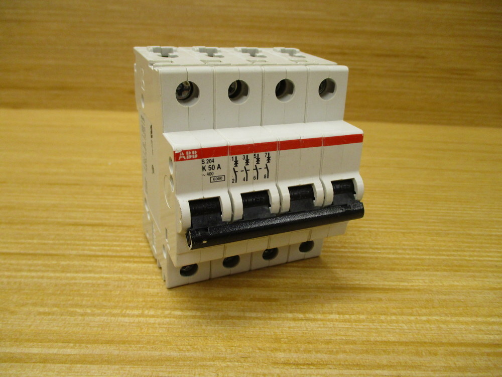 ABB S204 K50A 50A Circuit Breaker S204K50A
