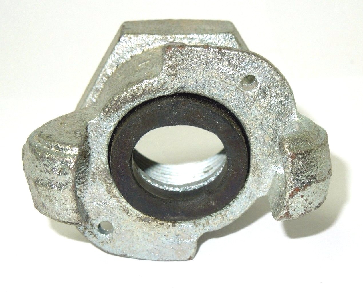 1″ Female NPT Universal Crowfoot Coupling Chicago Fitting Plated Iron SFF100