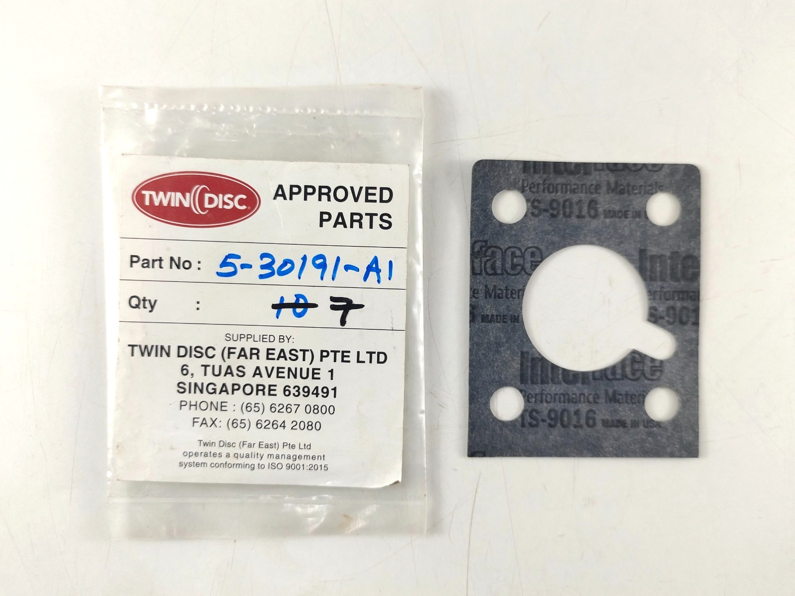 Packing P/N 5-30191-A1 For Twin Disc ( Pack of 6 )