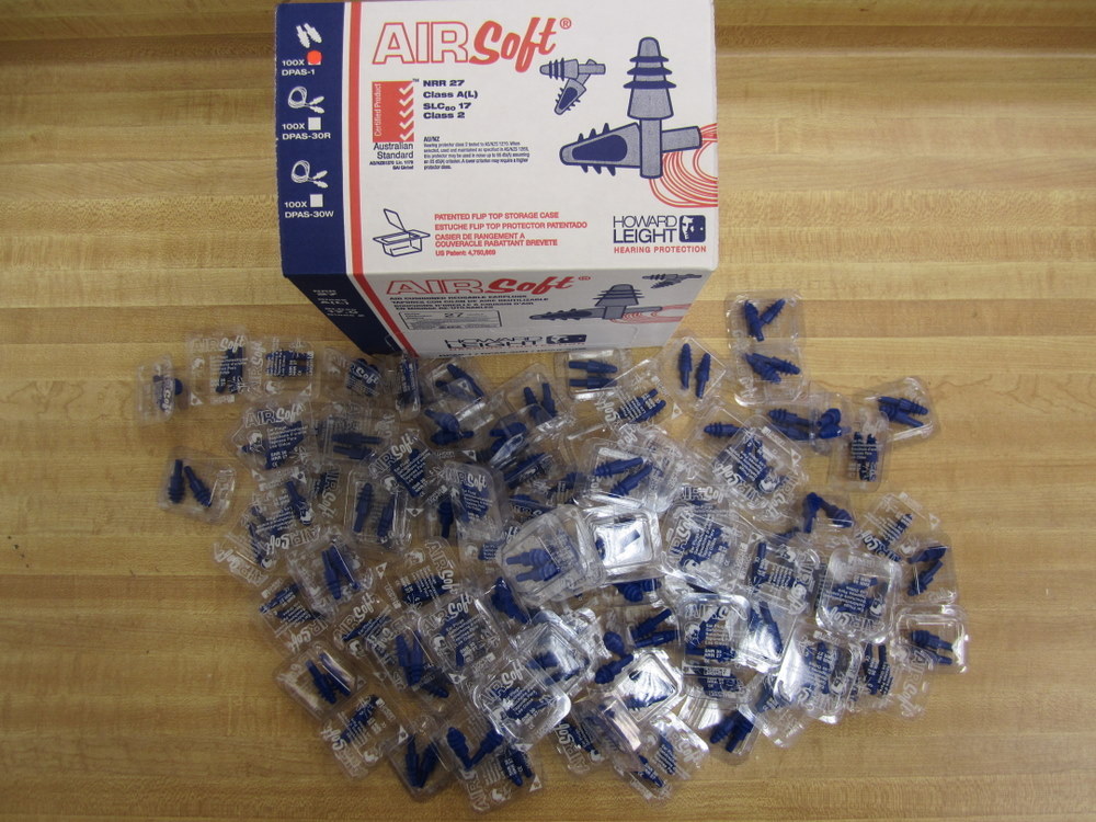 Howard Leight DPAS-1 Ear Plugs NRR 27 (Pack of 100)