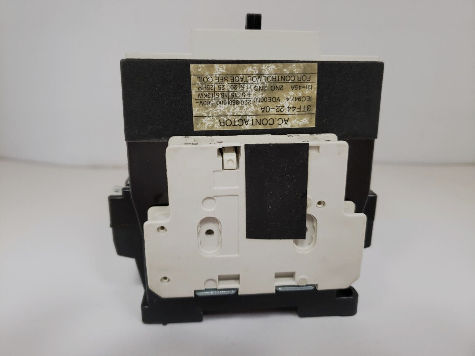 SIEMENS 3TF44 22-0A CONTACTOR 3 PHASE 2NO 2NC 120VAC COIL 60HZ NIB