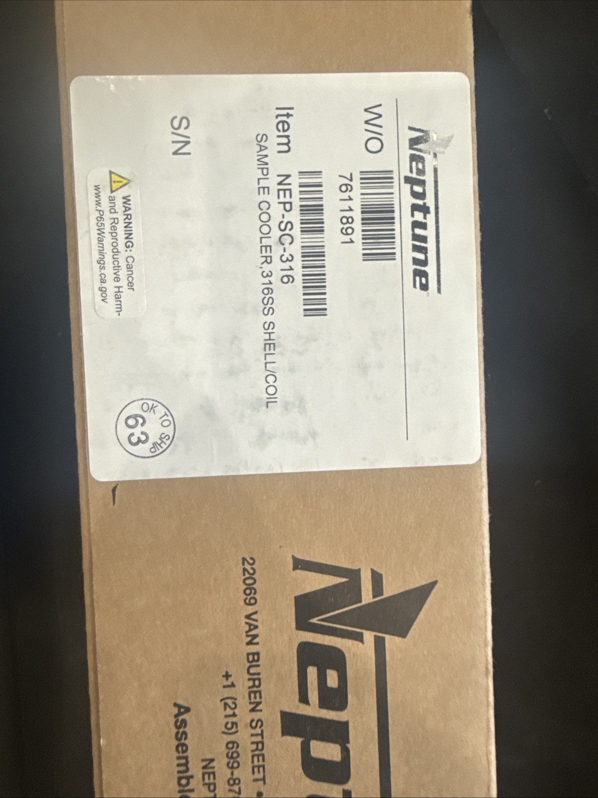 Neptune Sample Cooler SC-316