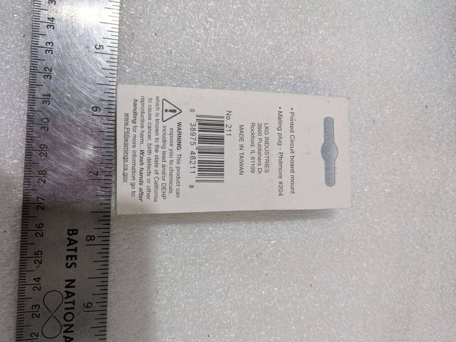 PHILMORE PCB MTG. DC JACK 1.3MM PIN/3.5MM 211 .. LOPT OF 5