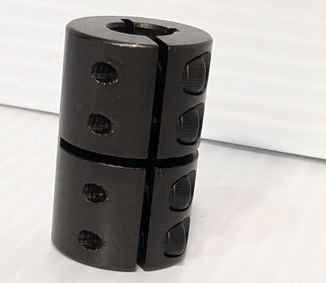 Ruland CLC-6-6-F Nomar Clamp Type Rigid Coupling with Keyway, Single-Point Faced