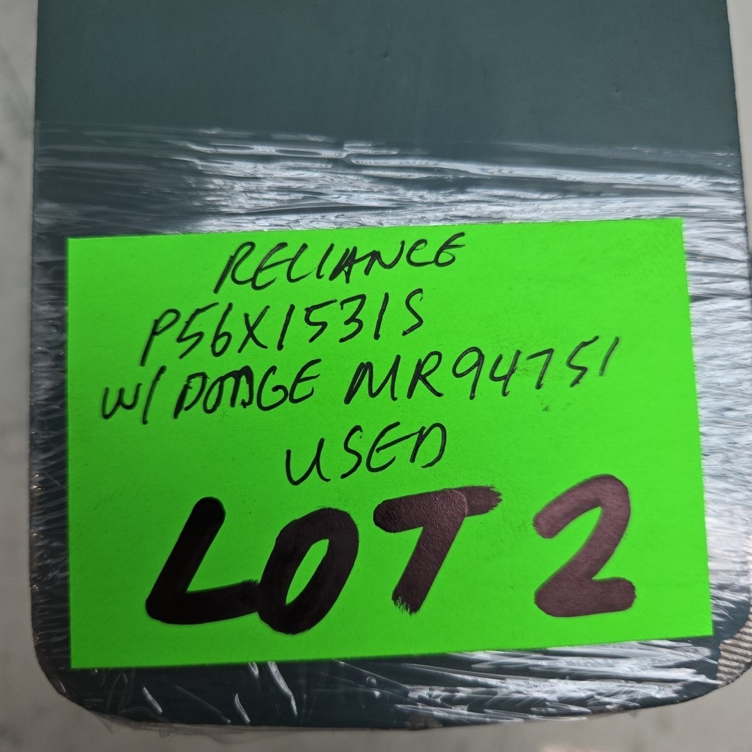 Reliance P56X1531S 1 Hp Motor 3Ph 1750 Rpm Dodge MR94751 Gear Reducer 10:1 *READ