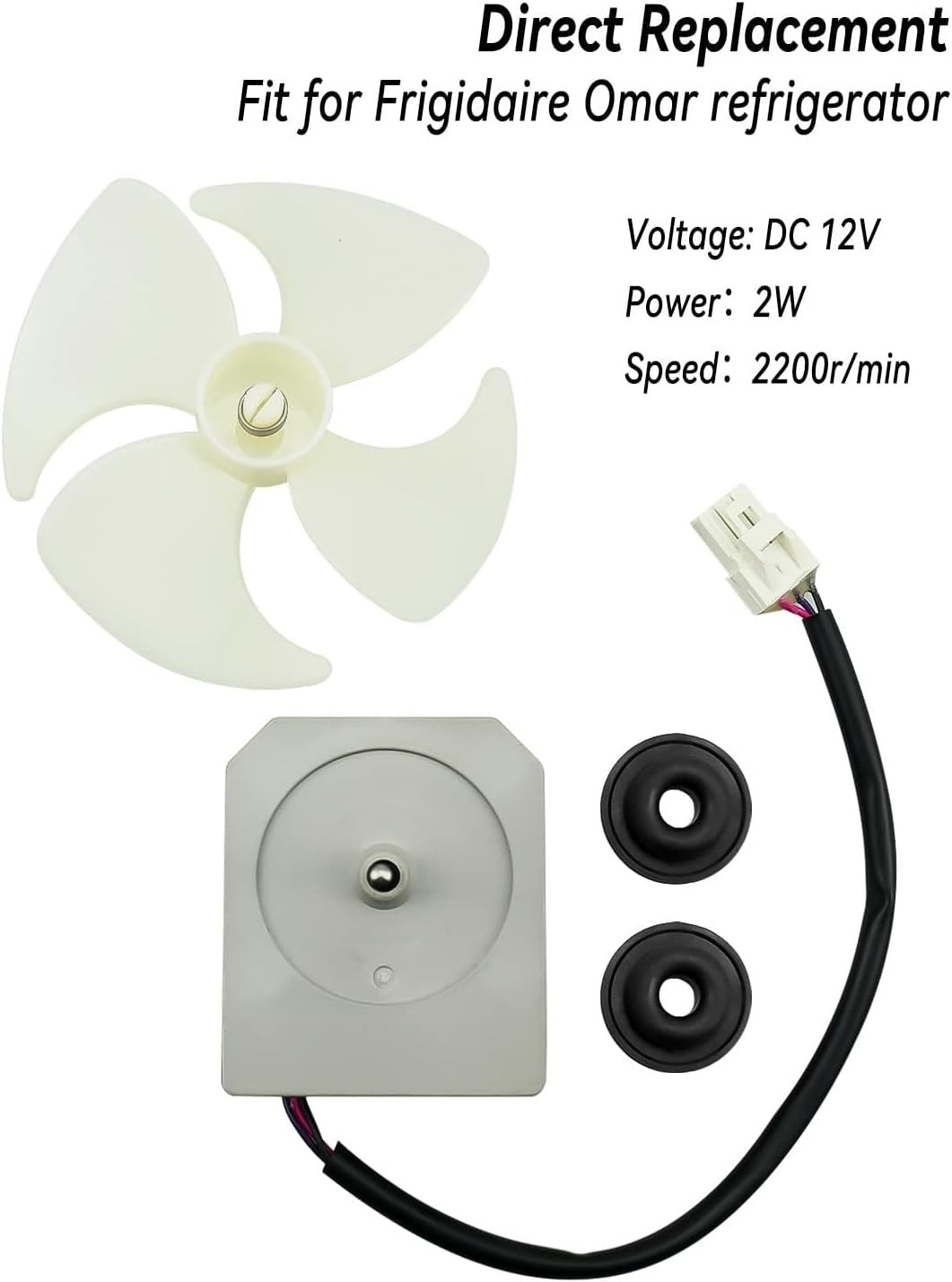 DC12V Refrigerator Evaporator Fan Motor Assembly KBL-48ZWT05-1202A Fit for Frigi