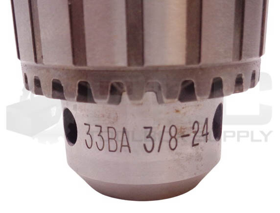 NEW JACOBS 06283 CHUCK W/ KEY 5/64″-1/2″ CAP, 3/8-24 MOUNT, 33BA-3/8-24, 33BA3/8