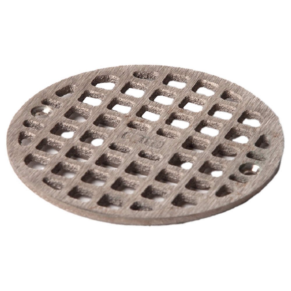 JAY R. SMITH MFG. CO A05NBG Floor Drain Grate,Round,4-11/16 In Dia 11U227
