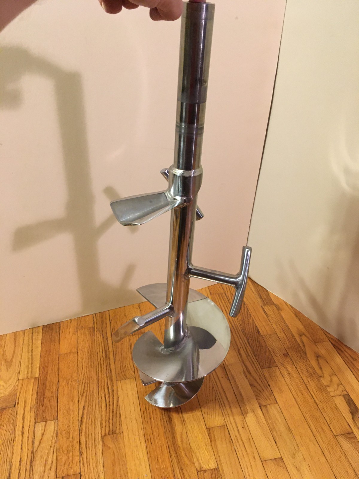 ** 26″ STAINLESS STIRRING ROTOR MIXER AUGER IMPELLER BLADE 8″ DIA 1 1/2″ SHAFT