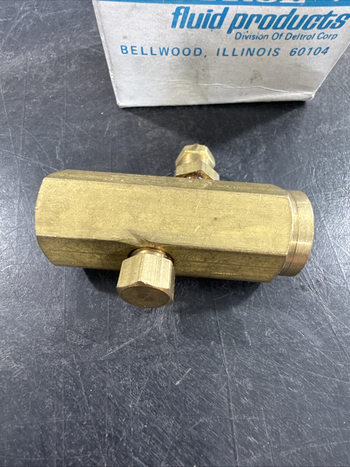 DELTROL F20B 10000-02 Flow Control Valve *NOS*