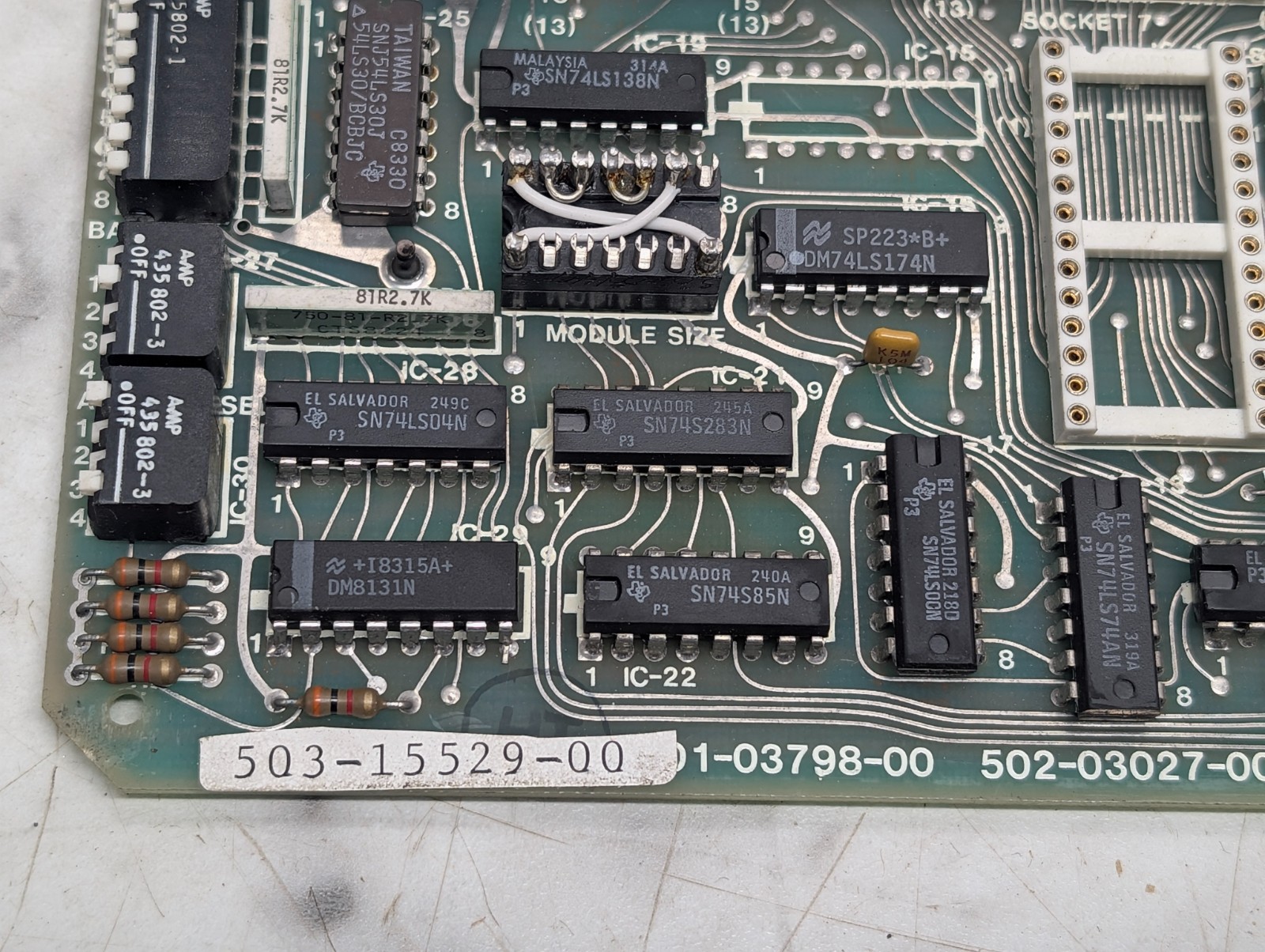 GIDDINGS AND LEWIS MULTI MEMORY BOARD 503-15529-00 501-03798-00 502-03027-00