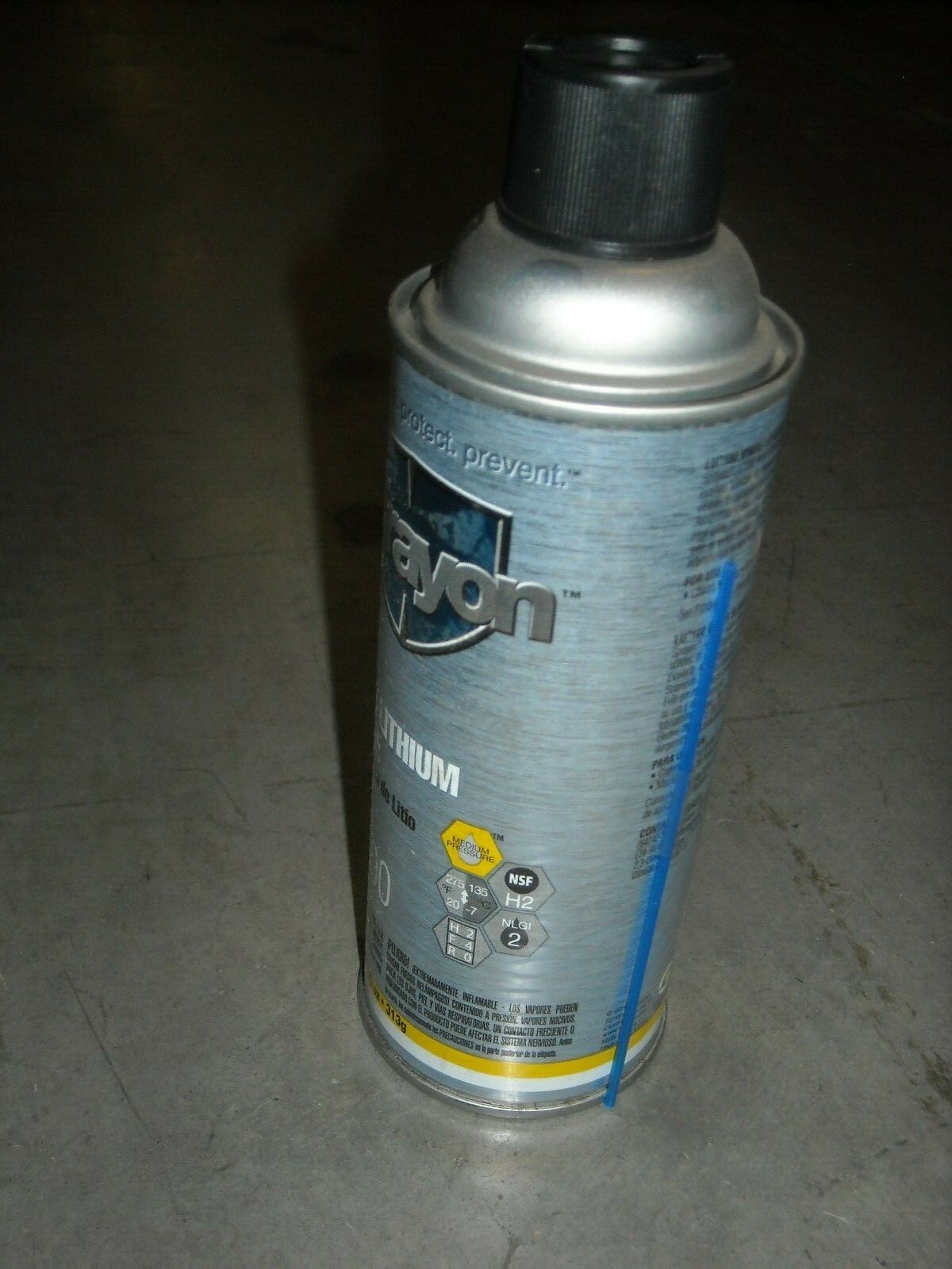LU-100, Sprayon, White Lithium Grease, Spray Lubricant LU100, S00100000, 11oz