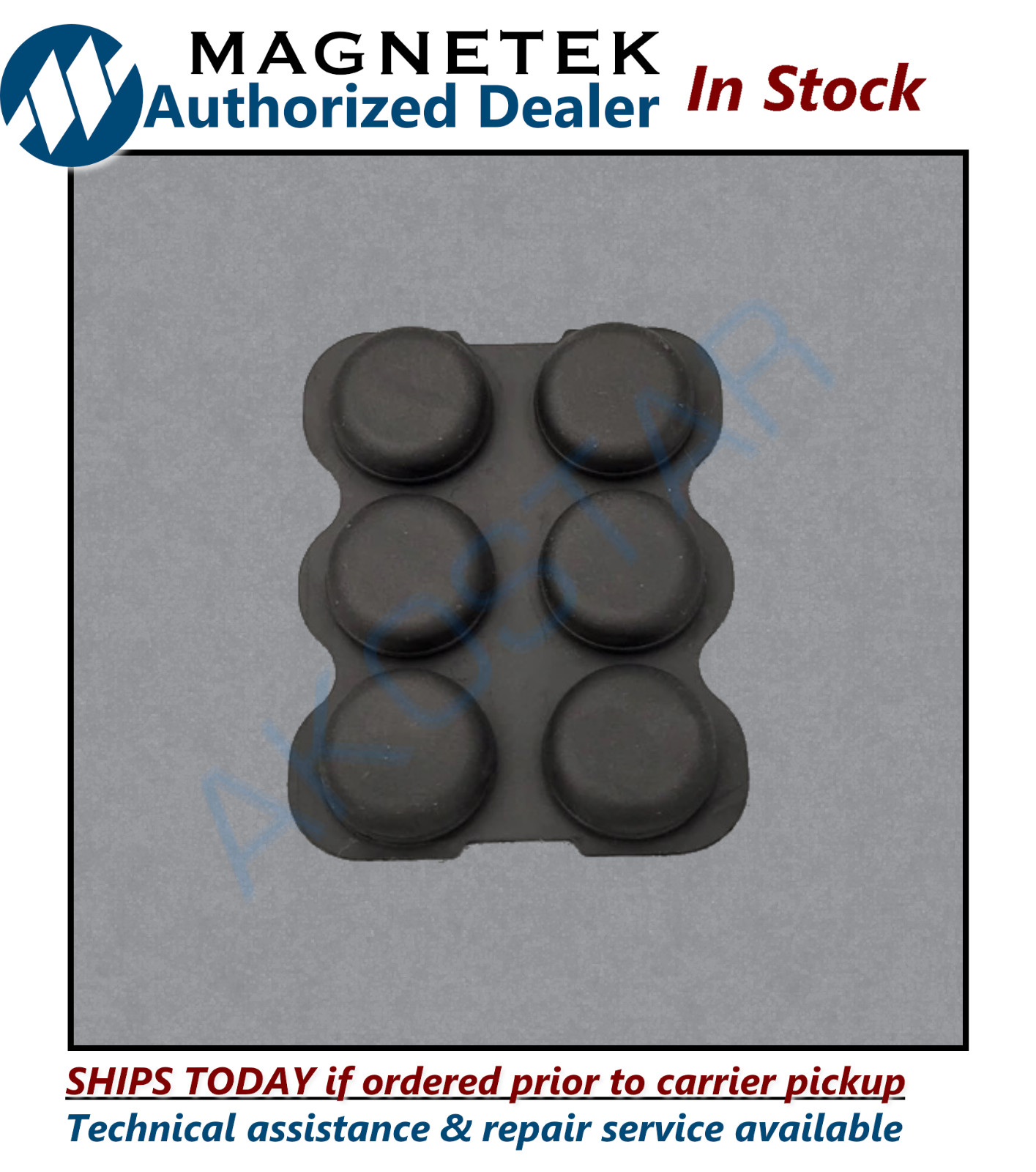 6EX2 PushButton Rubber gasket for Magnetek Flex radio remote control Transmitter