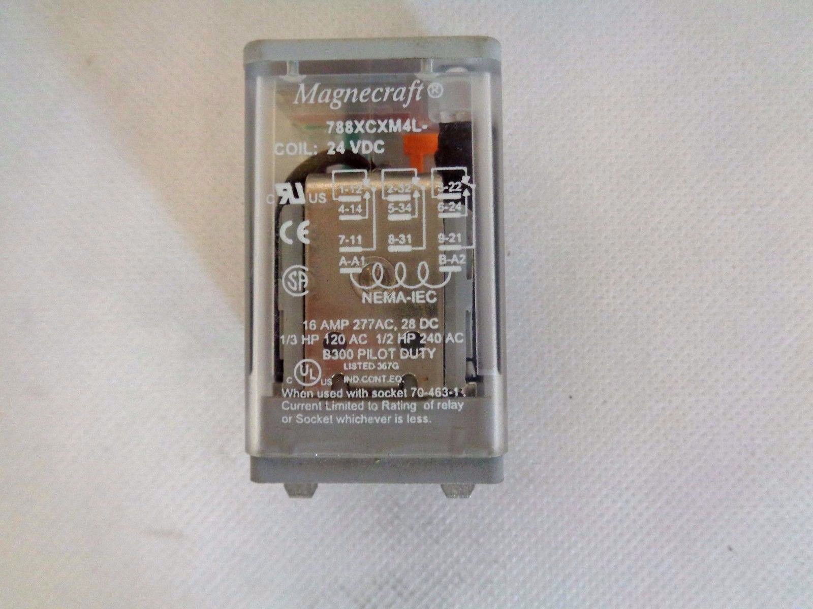 MAGNECRAFT 788XCXM4L RELAY 24V COIL