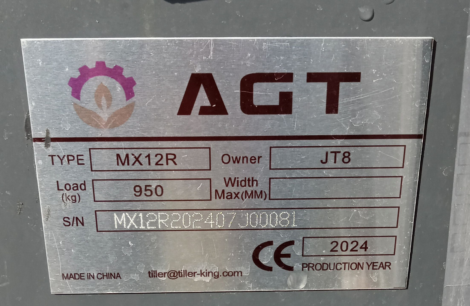 1 NEW AGT MX12R MINI EXCAVATOR MECHANICAL THUMB 15” BUCKET NNB **MAKE OFFER**