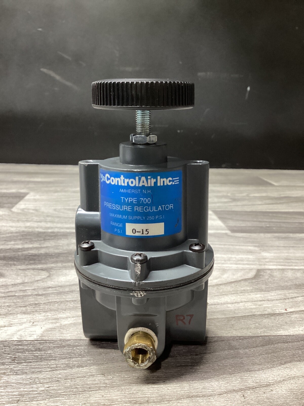 CONTROL AIR INC TYPE 700 PRESSURE REGULATOR 0-15 #126D102PR5