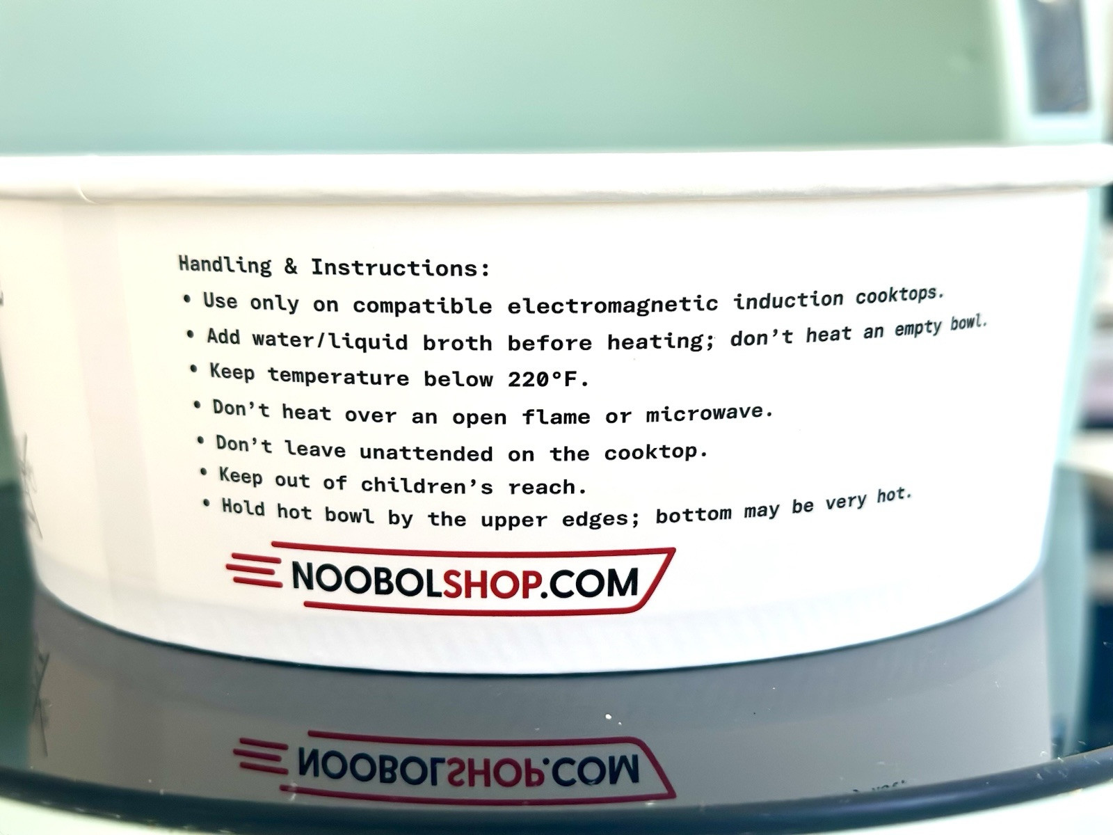 White Customizable Noobol Induction Heatable Paper Ramen Bowl (50 PCS)