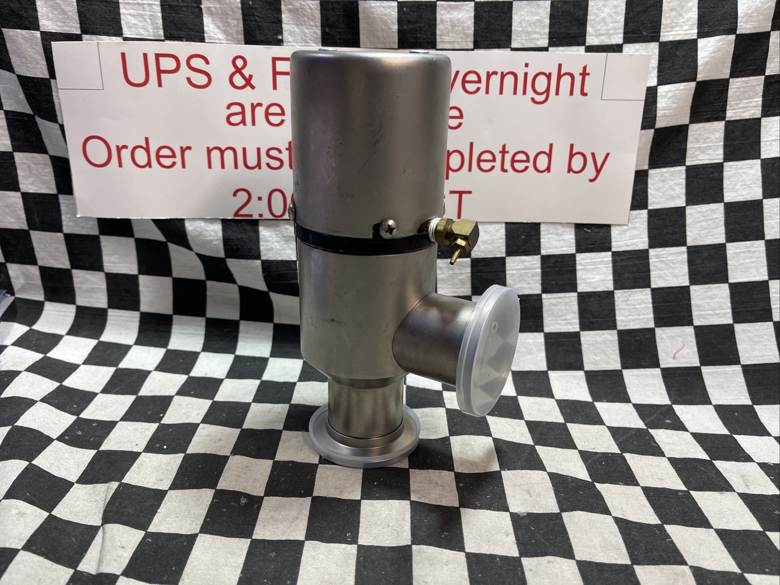 VARIAN 851-5095, 8515095, ANGLE VALVE KF-40, NW-40, QF-40, SHIPSAMEDAY