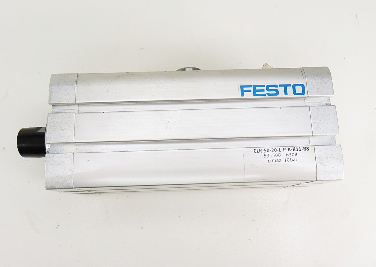 Festo CLR-50-20-L-P-A-K11-R8 90 deg Linear/Swivel Clamp 535500 NEW NO BOX