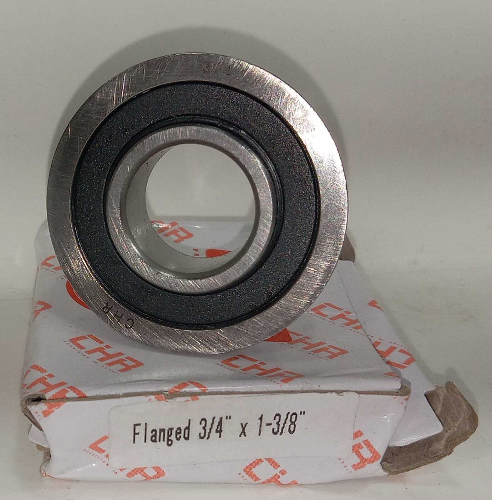 1 NEW CHR ID ¾” OD 1 3/8” FLANGED DEEP GROOVE BALL BEARING NIB ***MAKE OFFER***